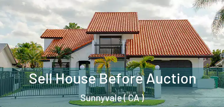  Sell House Before Auction Sunnyvale ( CA )